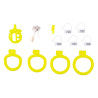 CockLock Cage de chasteté courte Lyfy 4 x 3.3cm Jaune